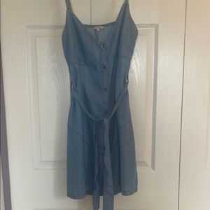 Denim Blue Sleeveless Dress